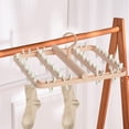 thumbnail image 1 of TIMIFIS Drying Rack Hanging Clothes Rack Clothes Rack Laundry Clothes Rack Clothes Rack Clothes Rack with Foldable Hanging Points 24 Clip Household Socks Underwear Underwear Toothbrush Holders, 1 of 6