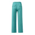 thumbnail image 4 of Pantalon pour Hommes, Mode Homme Été Uni Décontracté Taille Élastique avec Poche Pantalon, 4 of 5