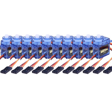 10 Pcs SG90 9G Mini Servo Moteur Servo pour Avions RC Bras de Robot à Aile Fixe Commande de Moteur Servo pour Avion 180°