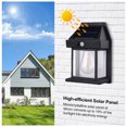 thumbnail image 4 of Solar Wall Lights, Motion Sensor LED Solar Outdoor Wall Lights, IP65 Waterproof Solar Wall Lanterns with 3 Modes for Patio Fence, 4 of 7