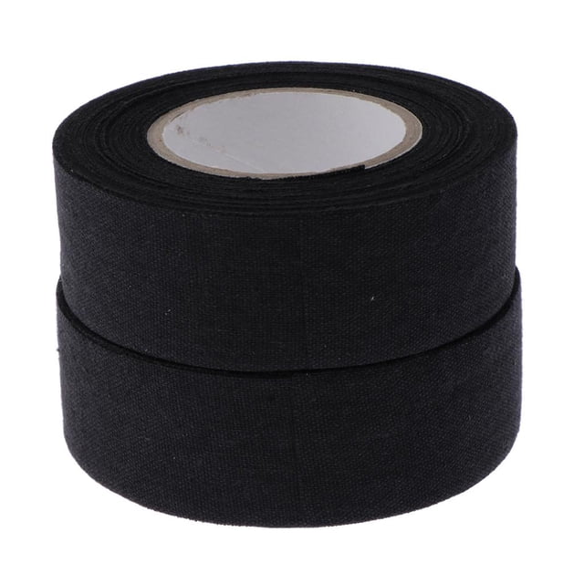 2 Rouleaux Résistants à l'Usure Antidérapants Accessoires de Sports de Hockey Noir