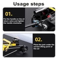 thumbnail image 4 of 2T/3T Floor Hydraulic Jack Pneumatic Low Profile Floor Jack Heavy-Duty Steel Racing Floor Jack With Single Piston Lift Pump ,Robust Construction, 4 of 7