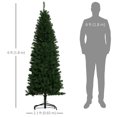 thumbnail image 3 of HOMCOM 6FT Artificial Christmas Tree with Automatic Open for Home Green, 3 of 10