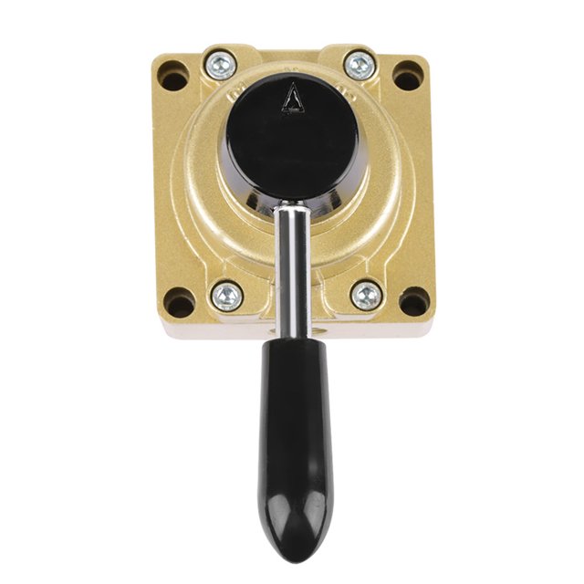 Pneumatic Valve, Lever Hand Valve, HV-03 G3/8 3 Positions 4 Ways Pneumatic Air Control Hand Lever Valve