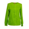 thumbnail image 1 of Veste de Sarrau pour Femmes, Tenue de Travail, Fermeture à Boutons-Pression à l'Avant, Veste de Réchauffement pour Sarraus, 1 of 4