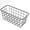 Black, variant on No Drill Wall Mounted Wire Baskets, Heavy Duty Metal Storage Rack with Adhesive Backing, Space Saving Kitchen Organization for Pantry Spices Towels Supplies, White