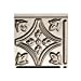 thumbnail image 3 of FASÃ„DE Traditional Style/Pattern 1 Decorative Vinyl Backsplash Panel in Brushed Nickel (6X6 Inch Sample), 3 of 5