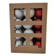 thumbnail image 4 of Holiday Time 24 Count Shatterproof Ornaments-Red/Silver/White, 4 of 4