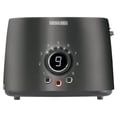 thumbnail image 1 of Sencor STS-6058BK 2-Slice Premium Metallic Toaster with Digital Button and Toaster Rack (Black), 1 of 4