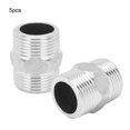 thumbnail image 4 of Stainless Steel Stable Performance G3/4in Male Thread Nipple Connector, Male Hex Nipple, For Hardware Plumbing Gas, 4 of 8