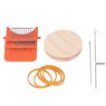 thumbnail image 3 of 10 Crochets Darning Mini Machine à Tisser, Tissage Métier à Tisser pour les Débutants Se Raccommodant Rapidement Métier à Tisser, Ménage Se Raccommodant Métier à Tisser, Bricolage Bricolage Outil de Réparation pour Jeans Chaussettes Vêtements, 3 of 8