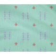 thumbnail image 4 of oneOone Cotton Flex Fabric Check Kasuri Printed Fabric 1 Yard 40 Inch Wide, 4 of 4