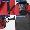 thumbnail image 3 of EGNMCR Women's Adjustable Crossbody Bag Convertible Chest Shoulder Bag With Multiple Pockets Nylon Backpack, 3 of 6