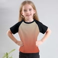 thumbnail image 3 of Plebaso T-Shirts de Mode pour Enfants Unisexe T-Shirts à Dégradé Col Rond Garçons Filles T-Shirts d'Été Hauts, 3 of 7