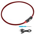 thumbnail image 2 of Light USB Rechargeable Adjustable DIY Cutting LED Dog Bite  Collar Pet Supplies, 2 of 8