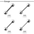 thumbnail image 4 of xianyou-Nipple Rings Tongue Rings Stainless Steel 14G 16G 18G Straight Barbells Piercing Jewelry, 4 of 4