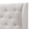 thumbnail image 4 of Baxton Studio Cadence Queen Winged Panel Headboard in Grayish Beige, 4 of 6