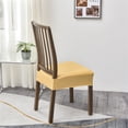 thumbnail image 1 of zanvin Waterproof Seat Covers For Dining Room Chairs Set , Leather Chair Seat Slipcovers Dining Chair Cover Removable Washable Chair Protctor Cover, Rear Covers, 1 of 2
