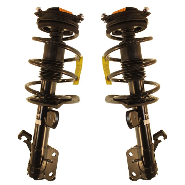 Pair Set Of 2 Front Suspension Struts and Coil Spring Assemblies For Nissan Sentra 2013 NEW