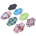 thumbnail image 2 of Spptty Serviettes Hygiéniques en Tissu Réutilisables, Serviettes Hygiéniques en Bambou Réutilisables, 7 Pcs Serviettes Hygiéniques en Tissu Réutilisables Serviettes Menstruelles en Bambou Lavables Serviette en Tissu pour Femme m, 2 of 8