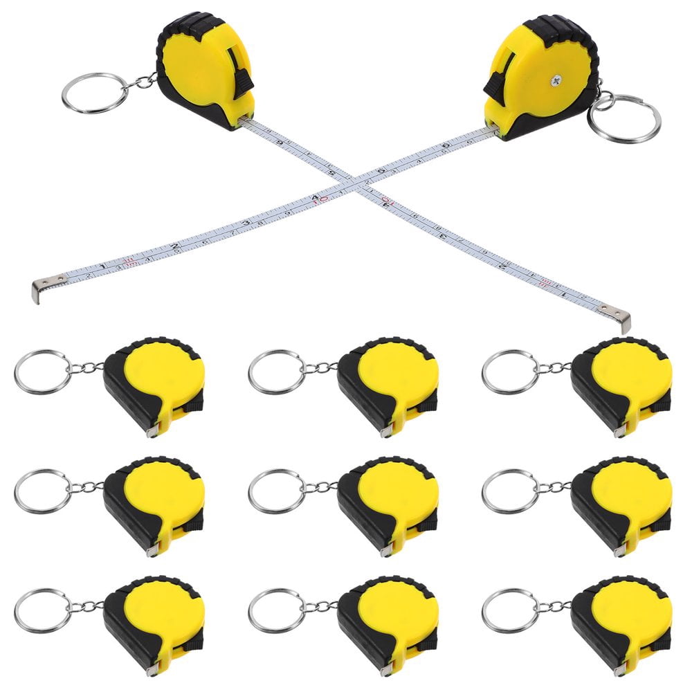 CNKOO 12pcs Small Tape Measure Retractable Mini Tape Measure Portable Tape Measure Keychain