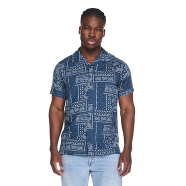 George Men's Printed Resort Shirt