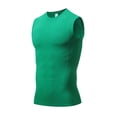 thumbnail image 5 of BADHUB Men's Quick Dry Athletic Tank Tops Compression Running High Stretch Sleeveless T Shirt Workout Performance Cut Off Tee Shirt Army Green S, 5 of 5