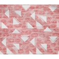 thumbnail image 4 of oneOone Cotton Flex Medium Pink Fabric Texture & Triangle Geometric Sewing Material Print Fabric By The Yard 40 Inch Wide, 4 of 4