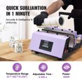 thumbnail image 4 of VEVOR Gobelet Presse à Chaud Machine 11-30oz Tasse Presse Gobelets de Sublimation Violet, 4 of 9