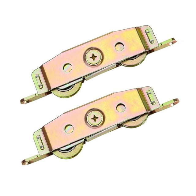 Redempat 2x Gold Roller Steel Ball Wheel Bearing For Sliding Door Window Sturdy Construction And Easy 1Set