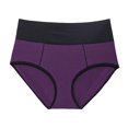 thumbnail image 1 of B91xZ Plus Culottes Invisibles Sans Couture en Coton pour Femmes Taille, Violet G, 1 of 4