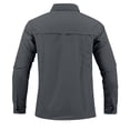 thumbnail image 3 of Dagugfen Plus Size Mens Shirts Button down Long Sleeve Loose Stretch Casual Work Tops with Pockets, 3 of 7