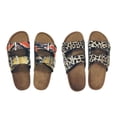 thumbnail image 2 of Women's Two Strap Slide Sandals Non-slip Beach Sandals Fashion Flat Slippers, 2 of 3