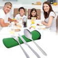 thumbnail image 1 of TIMIFIS Travel Cutlery Stainless Steel Fork Spoon Chopsticks Travel Camping Cutlery Eyeful 3Pc Kitchen Appliances, 1 of 4