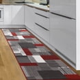 thumbnail image 1 of BY COCOON 2'x8' Runner Rug| Carpet Runner Kitchen Rug Washable Rug Runners Rugs for Hallway Non Slip (57 Cm x 244 Cm Red Rug), 1 of 1