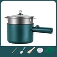 thumbnail image 1 of Huayishang Non Electric Hot Pot With Steamer Multi Purpose Pot 1.8L Non Stick Pan Adjustable Temperature Control Pasta Electric Pot Overheat Cook Dry, 1 of 4