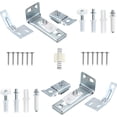thumbnail image 1 of 2 Pack Bifold Door Hardware Repair Kit Bifold Sliding Closet Door Hardware, Universal Folding Door Hardware Repair Kit Bifold Barn Door Repair Replacement Parts Sliding Door Repair Accessories, 1 of 8