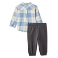 thumbnail image 2 of George Baby Boys' Two Piece Flannel Set, 2 of 2