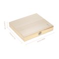 thumbnail image 3 of KKmoon 100-Places Wooden Slide Storage Box with Numbered Slots Contents Sheet for Prepared Microscope Slides, 3 of 7