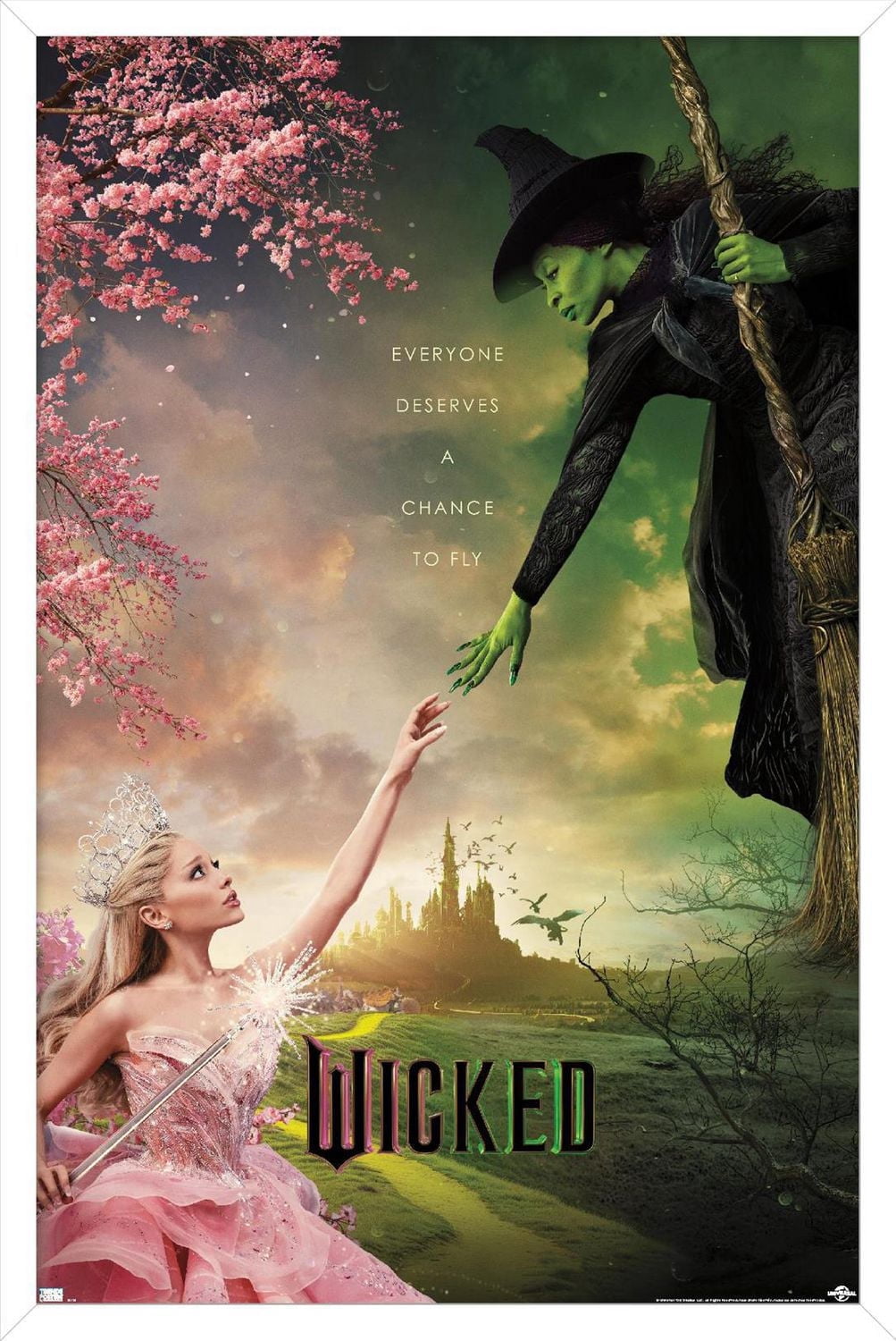 Wicked - One Sheet Wall Poster, 14.725" x 22.375" Framed
