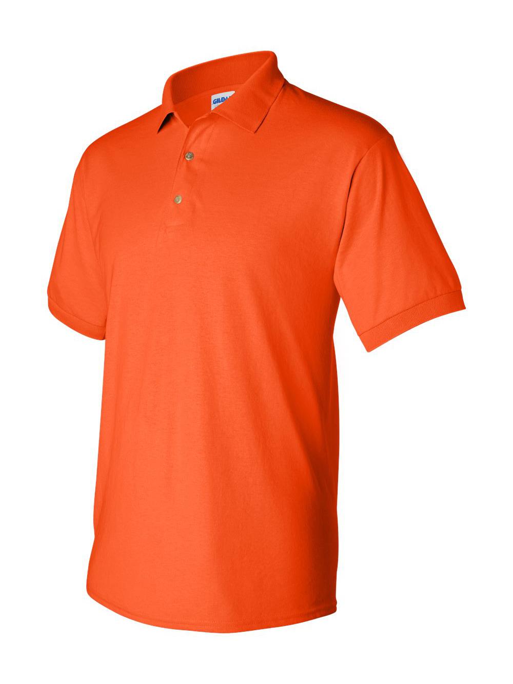 Gildan - DryBlend Jersey Polo - 8800 - Orange - Size: 5XL