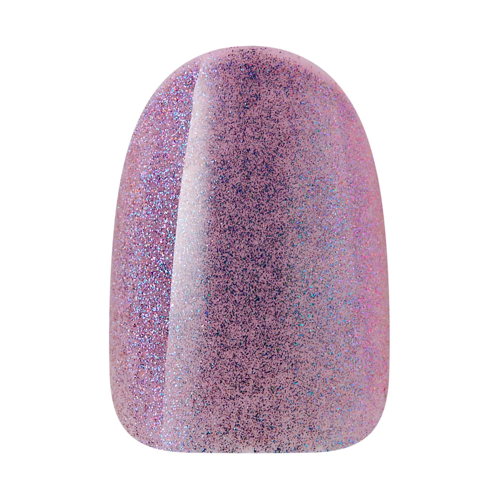 KISS Gel Fantasy Magnetic - Velvet Spark, Purple, Oval, Short