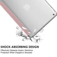 thumbnail image 2 of iPad Mini 3 2014 Mini 2 2013 Mini 1 2012 7.9 Inch [ Mini 3rd 2nd 1st ] Gen A1599 A1489 A1432 MH3F2LL/A MH3G2LL/A MH3E2LL/A Trifold Slim Smart TPU Transparent Back Cover - Rose Gold, 2 of 6