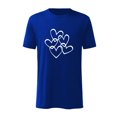 thumbnail image 1 of T-shirt Décontracté à Manches Courtes Imprimé Amour Blanc pour la Saint-Valentin, 1 of 5