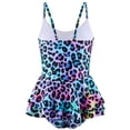 thumbnail image 4 of Girl Swimsuit One Piece Swimwear Quick Dry Ruffle Kids Bathing Suits Girls 5-6 Years, 4 of 4