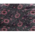 thumbnail image 4 of oneOone Georgette Viscose Fabric Leaves & Floral Block Print Fabric BTY 42 Inch Wide, 4 of 5