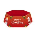 thumbnail image 1 of FAROOT Christmas Tree Skirt Santa Claus Letter Print Decorative Apron, 1 of 5