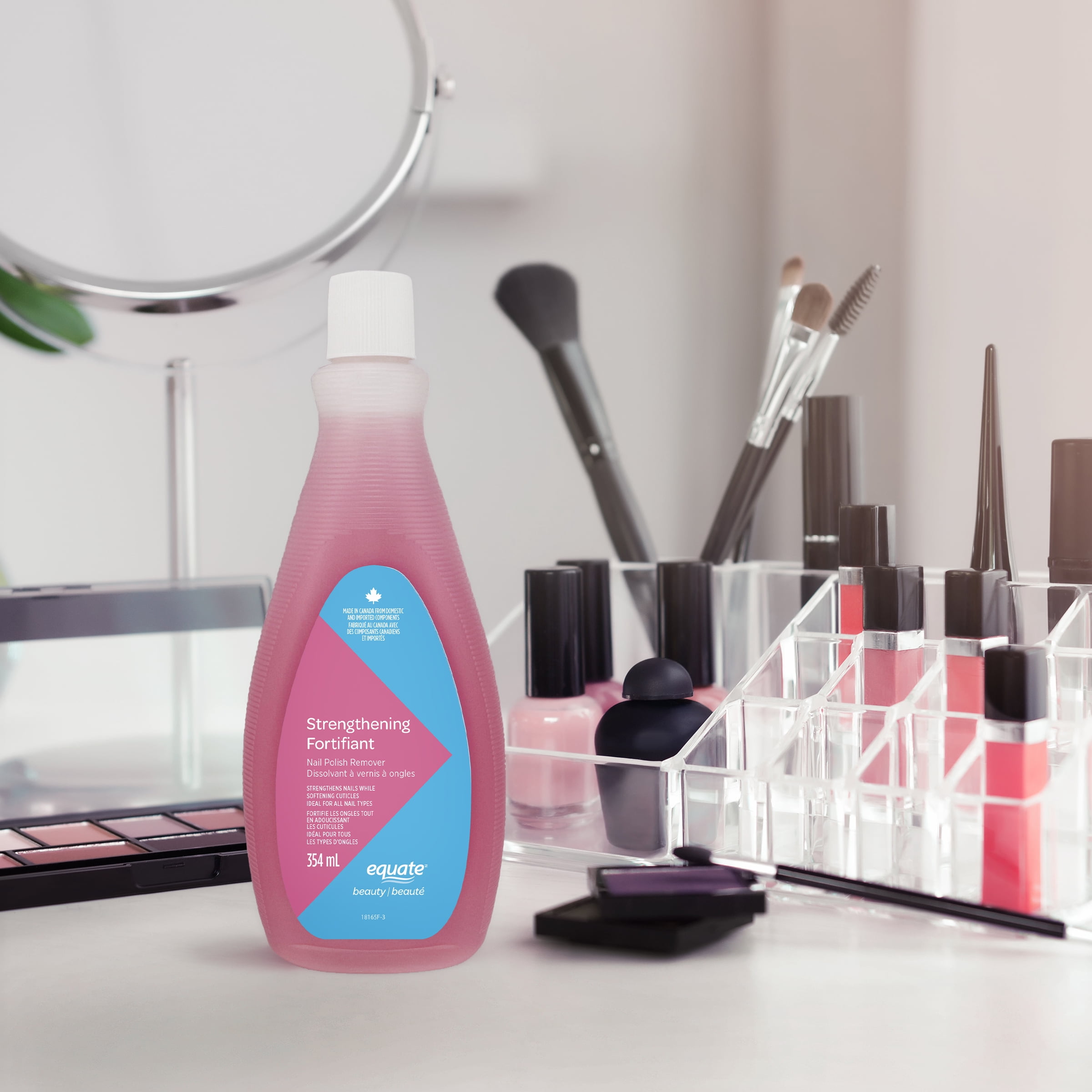 Equate Beauté Dissolvant à Vernis à Ongles Fortifiant