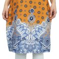 thumbnail image 4 of Bimba Tunique Imprimée pour Femme Kurti Kurta en Georgette Moutarde Blouse Indienne Longue-14, 4 of 5