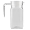 thumbnail image 2 of Small Glass Pitcher With Lid, Acrylic Transparent  Bottle Striped Water Ice Cold  Jug With Lid for Bar Home Water Jug, 2 of 8